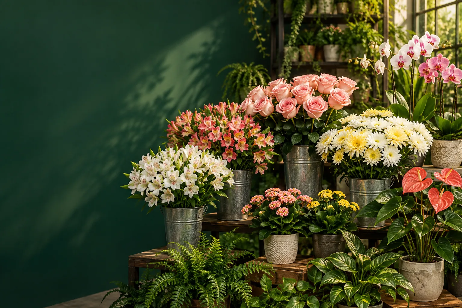 Flores de corte, vasos e plantas selecionados nos Destaques da Semana